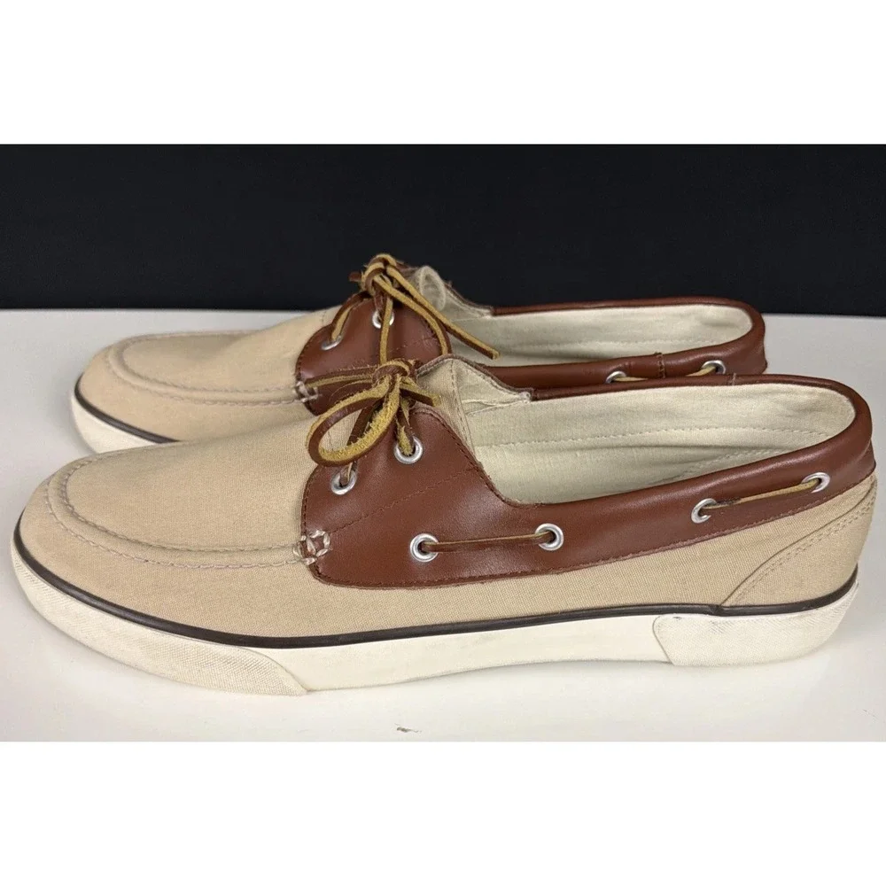 Polo Ralph Lauren Shoes Size 14D Tan,  Casual, Boat Shoes Rylander